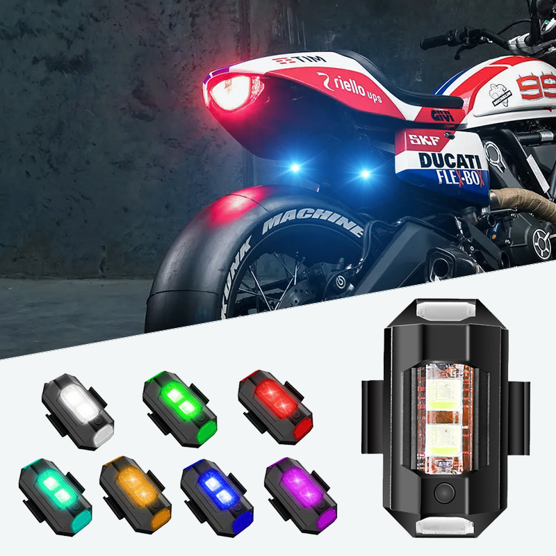 4x Luz de Advertência LED RGB  - Drone Strobe Light avaliação e preço