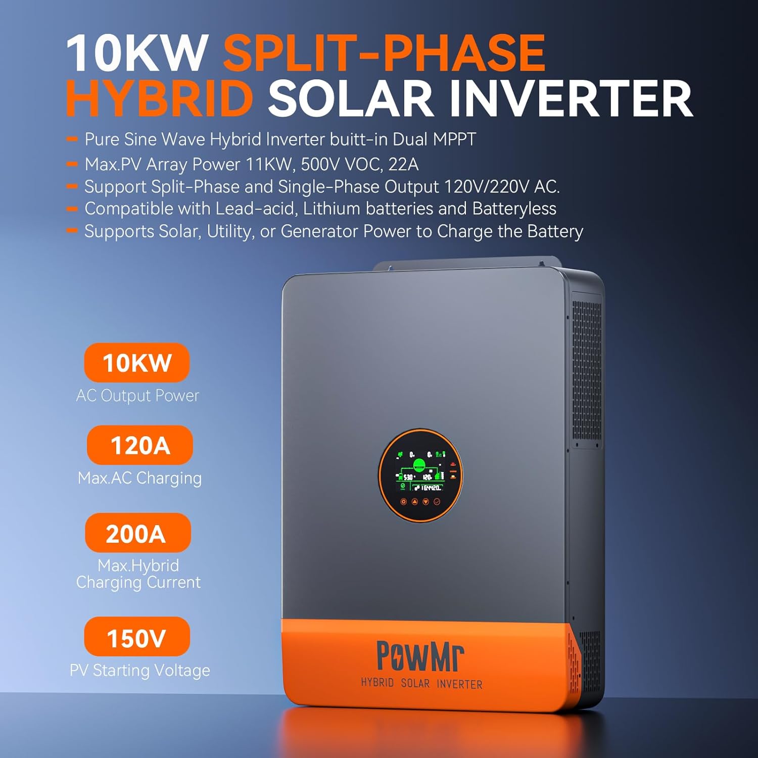Inversor Híbrido Solar PowMr 1 - Drone Solar Charger avaliação e preço